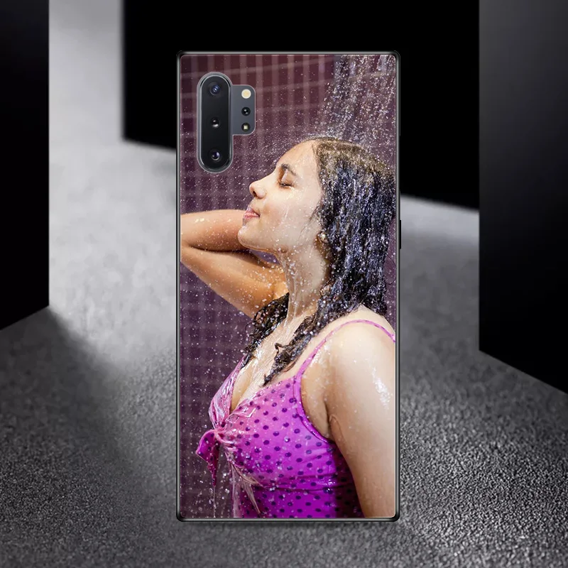 DIY foto Custo mi ze funda de telefono samsung Galaxy A80 A90 A10E A20E funda de vidrio templado samsung Galaxy Note 10 Note 10