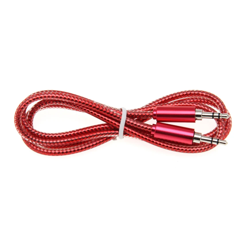 1m Aux Audio Cable 3 5mm Jack Male to Male Stereo AUX Cables Cord for Headphone Car Speaker Computer