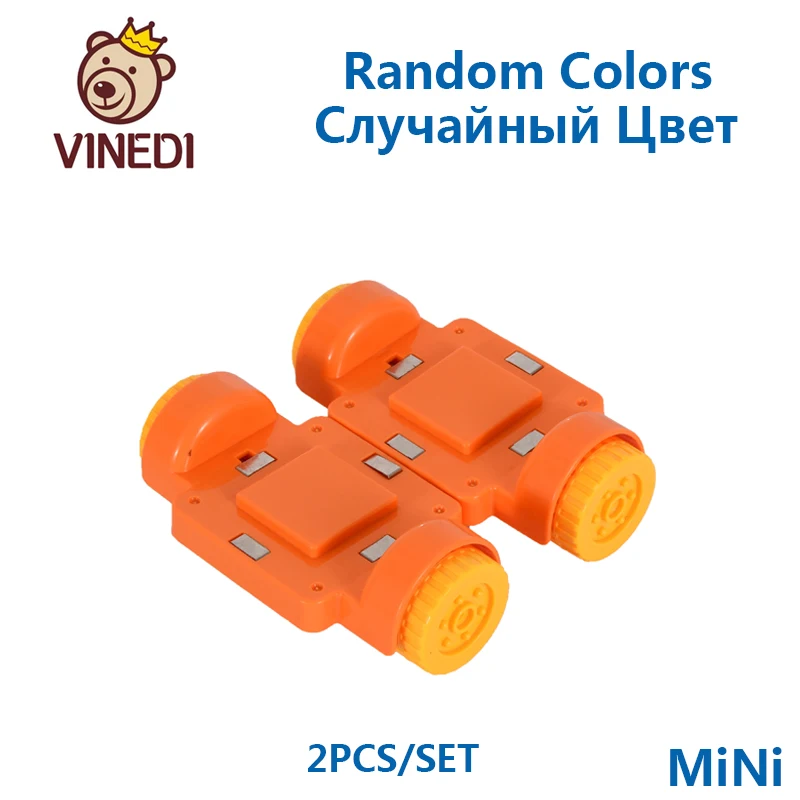 VINEDI мини размер магнитные блоки Магнитный конструктор Набор конструкторов модель и строительные игрушки магниты Развивающие игрушки для детей - Цвет: Светло-зеленый