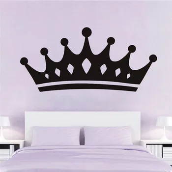 

New Style Generation Carved Removable Wall Stickers Creative GIRL'S Bedroom Crown Decorative Stickers