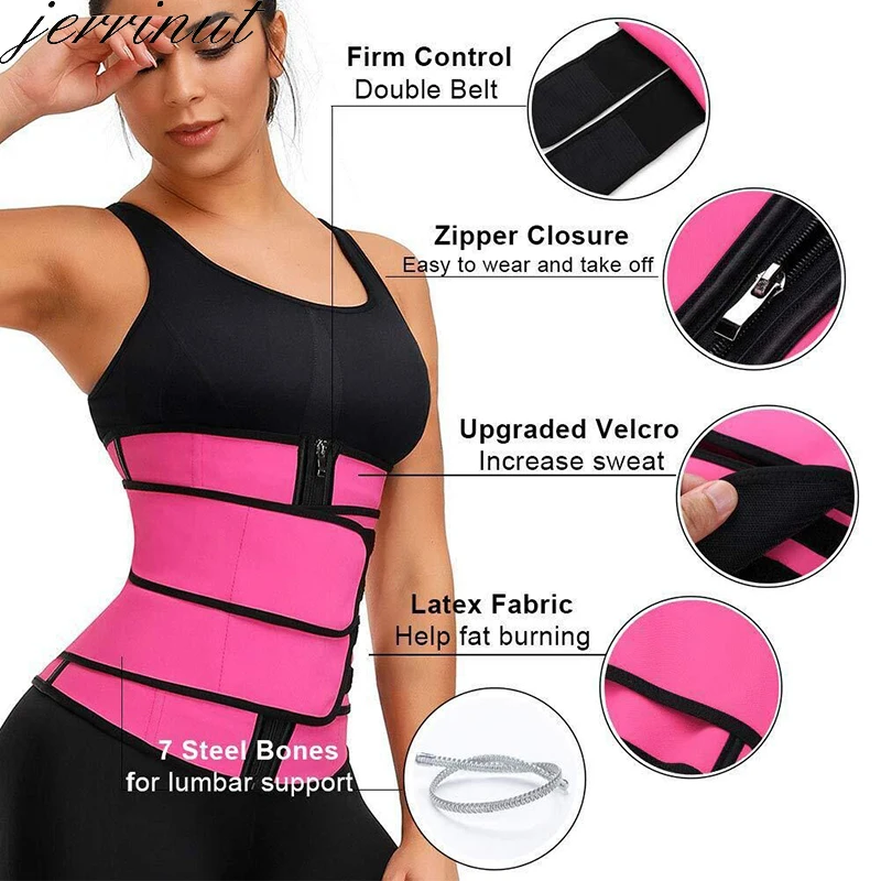 Jerrinut Waist Trainer Women's Binders and Shapers Slimming Sheath