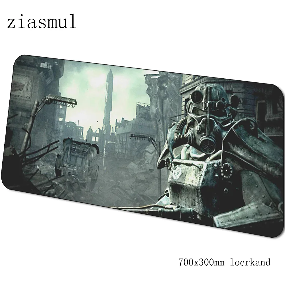 Fallout коврик для мышки с аниме xl компьютерный коврик 700x300x3 мм игровой коврик большой натуральный каучук padmouse клавиатура игры ПК геймер стол - Цвет: pattern 1