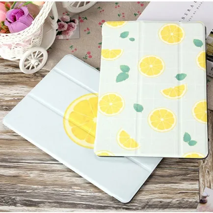 Ультра тонкий умный чехол с рисунком лимона для iPad Air 1/2 новый 2018 подставка 234 mini