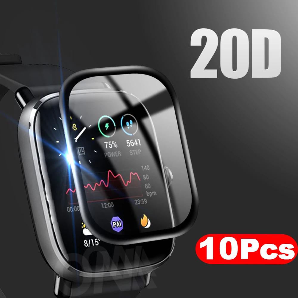 10 шт. 20D полное покрытие мягкая защитная пленка для Amazfit GTS 2e 2 Mini POP BIP Смарт часы