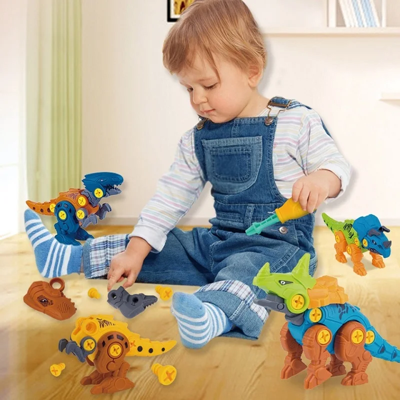 Tanio Rozłóż zabawki dinozaur DIY dla dzieci zestaw montażowy nakrętka