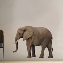 Стиль мультфильм наклейки на стену MT1056 слон гостиная художественное оформление стены в спальне наклейки Съемный экологически чистый