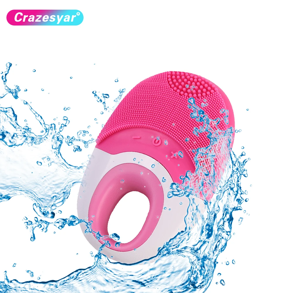 

Electric Silicone Facial Cleansing Instrument IPX7 Waterproof Wireless Charging Intelligent Automation Smart Home