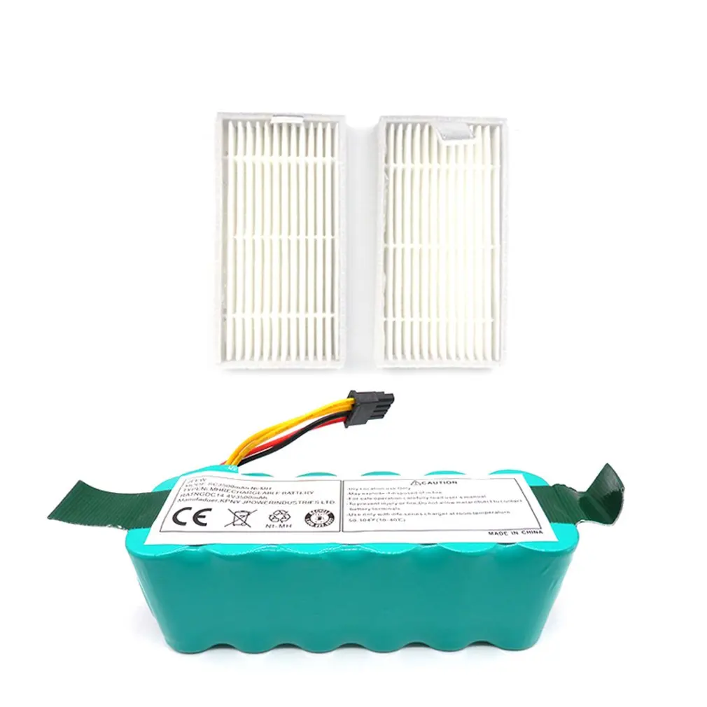 

For Ecovacs Mirror CR120 Vacuum Cleaner Replacement Parts Efficient Dust HEPA Filter 14.4V 3500mAh Batteries