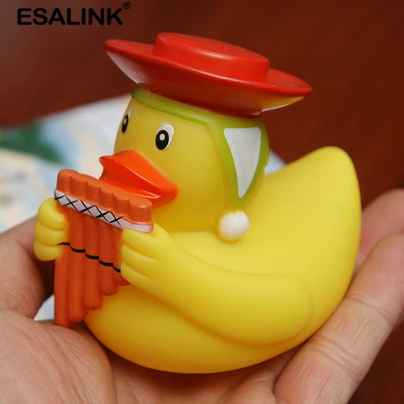ESALINK Детские Игрушки для ванны Виниловые игра в маленькую желтую утку детей