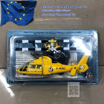 

5pcs/lot Wholesale FABBRI/ITALERI 1/100 Scale Military Model Toys SA365 Dauphin Helicopter Diecast Metal Plane Model Toy