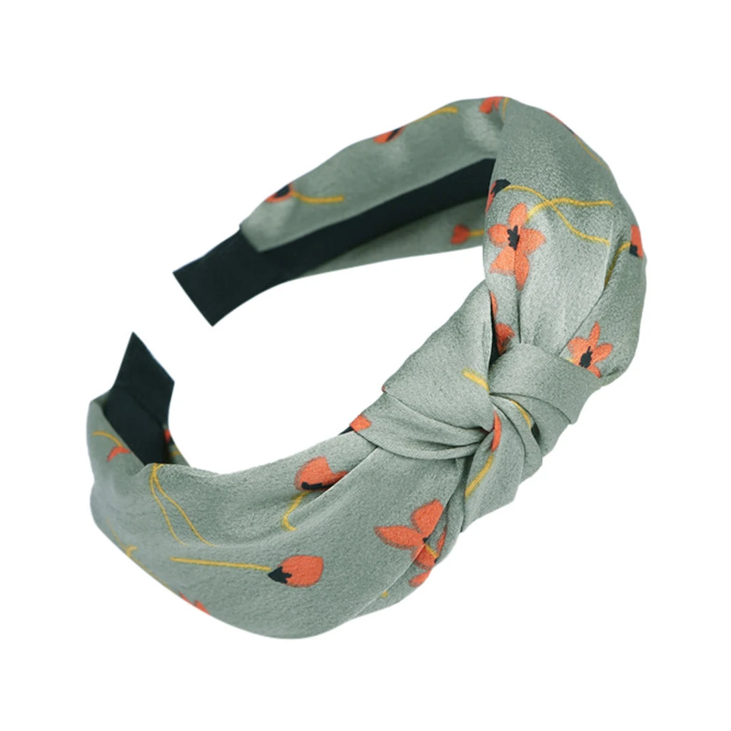Women Headband Vintage Casual Fabric Hairband Cross Knot Elastic Hair Bands Soft Solid Girls Head Wrap Hair Band Accessories 926