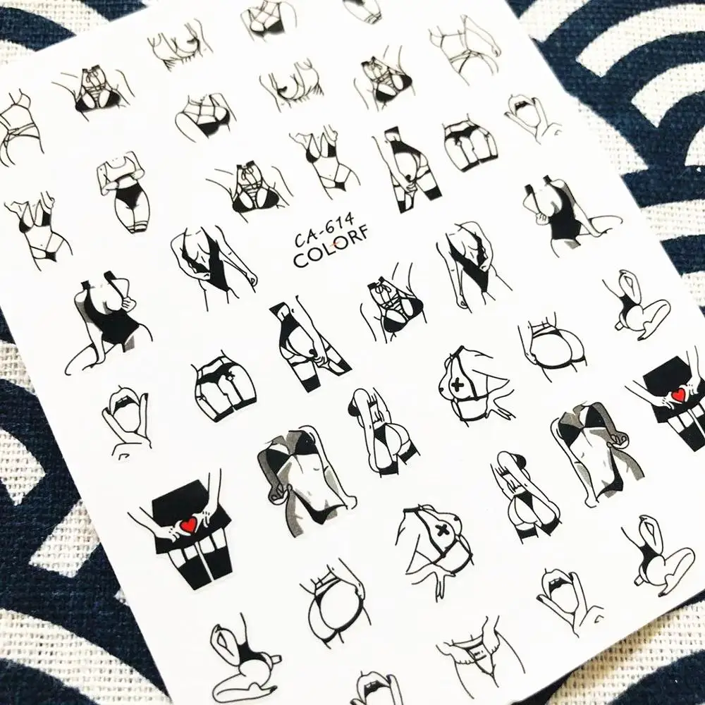 Наклейки для ногтей Озон