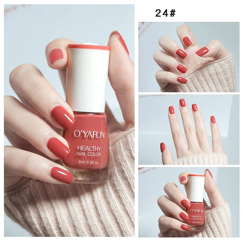 Quick Dry Glitter & Matte Waterproof Nail Polish
