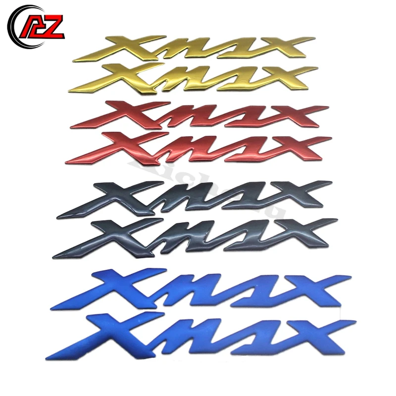ACZ мотоцикл 6 цветов 3D эмблема значок наклейка Танк колеса логотип "XMAX" Наклейка Танк Pad Защитная Наклейка для Yamaha X-MAX XMAX