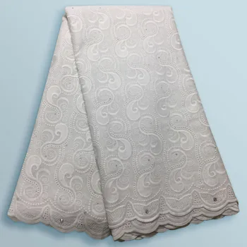 

High Quality Wine African Swiss Voile Lace 2019 African Polish Swiss Cotton Voile Lace Fabric For Men And Women R8547