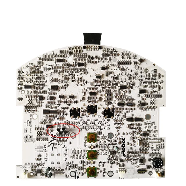 Irobot Roomba motherboard, spare parts of 500600 series vacuum cleaner, PCB motherboard with timing function Cinza claro