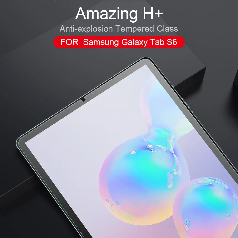 Защитное стекло Nillkin для Samsung Galaxy Tab S6 сверхтонкое закаленное 9H + 2.5D | Компьютеры и