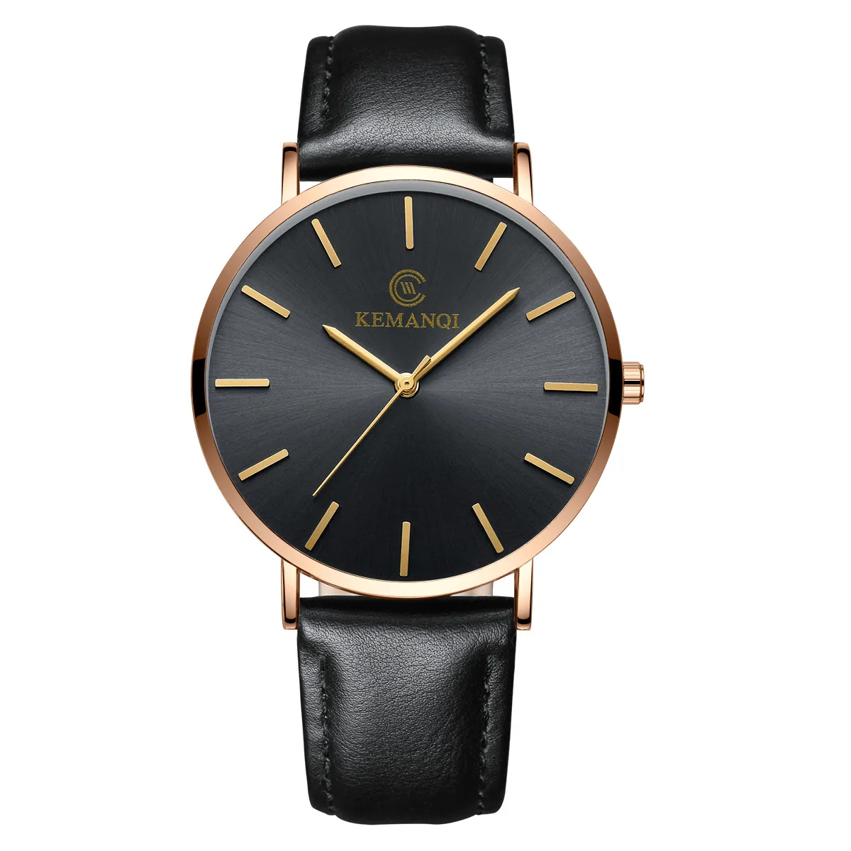 Высококачественные ультра-тонкие мужские часы, деловые часы, военные часы, модный кожаный ремешок, аналоговые кварцевые круглые наручные мужские часы YE1