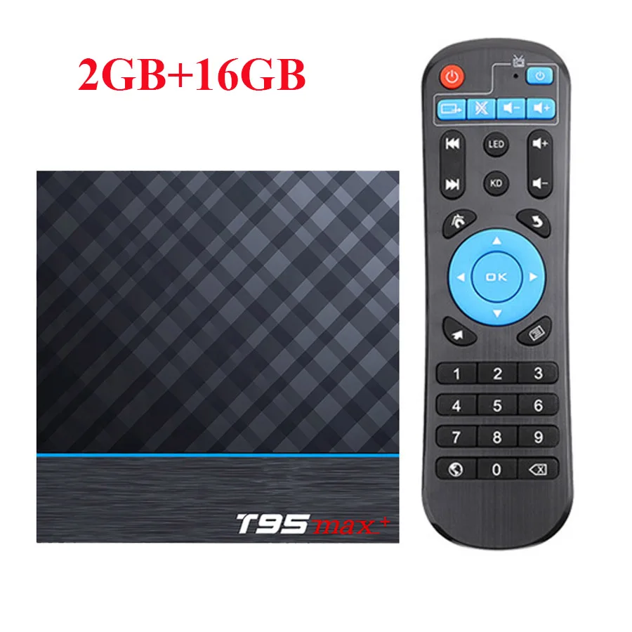 2GB16GB T95 MAX Plus Android tv Box Android 9,0 Amlogic S905X3 Smart tv Box 4K Android Box T95 MAX четырехъядерный 2,4G& 5G Wifi медиаплеер - Цвет: 2GB16GB