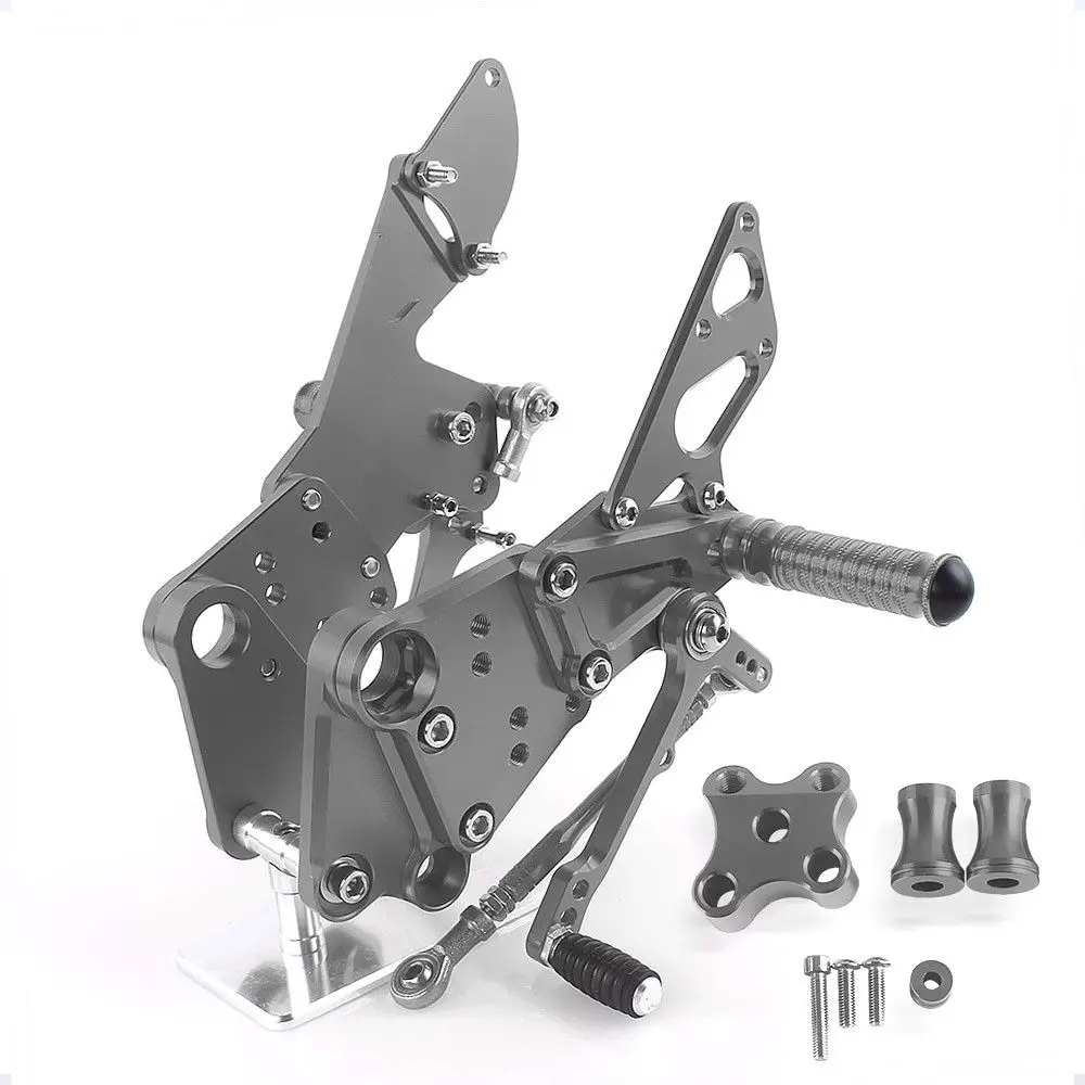 CNC регулируемый Rider Сзади наборы для ухода за кожей Rearset подставка для ног, ухода за кожей ног колышки для 2011- KTM Duke 125 200 390 Duke125 Duke200 2013