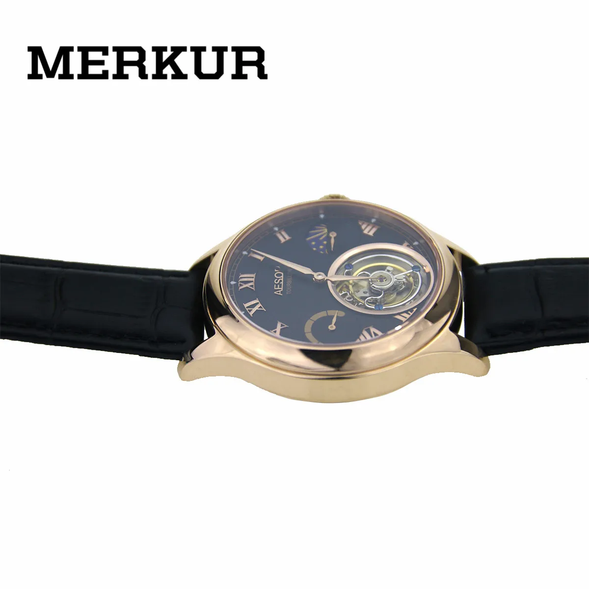

70Hours Hi Beat Tourbillon Wrist Watch Mens Mechanical Luxury Business Dress Causual