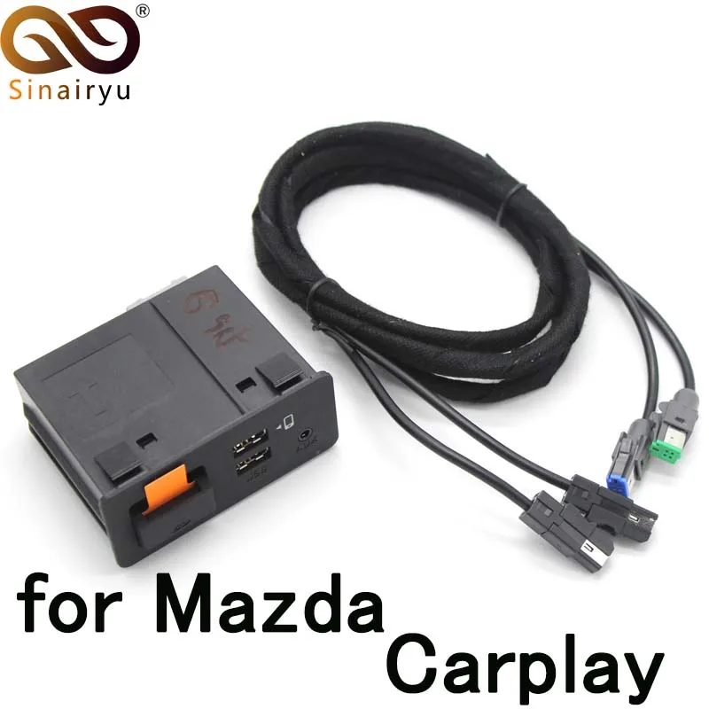 Sinairyu OEM подключение системы CarPlay Carlife USB адаптер с кабелем проводки для Mazda TK78 66 9U0C