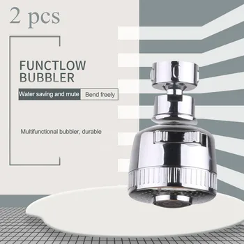 

2pc Kitchen Faucet Bubbler Universal Pressurized Water-saving Shower Splash-proof Filter Nozzle