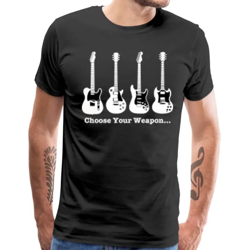 Choose_your_weapon_artwork-negru__2851 Short Sleeve T Shirt ostern Day Crew Neck 100% Cotton Men T Shirt Funny Tee-Shirt Special Choose_your_weapon_artwork-negru__2851 black