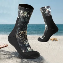 Diving Socks 5mm/3mm CR neoprene diving socks diving socks Camouflage beach socks Swimming socks keep warm for scuba diving