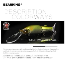 BEARKING 113 мм 16 г, 113 мм 13,7 г, 88 мм 7,2 г новые рыболовные приманки magallon family minnow crank горячая модель приманки