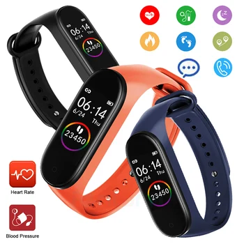 

2020 M4 Smart Watch Band Fitness Bracelet Trcker Sport Pedometer Heart Rate Blood Pressure Bluetooth Health Wirstband SmartWatch