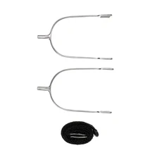 2шт 23 мм Верховая езда из нержавеющей стали+ черное кружево ремень