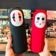 

NEW Japan Faceless Male Model Vacuum Cup Insulation Cute Anime Character Tumbler Stainless Steel Vacuum Flask Kids Fan Gift