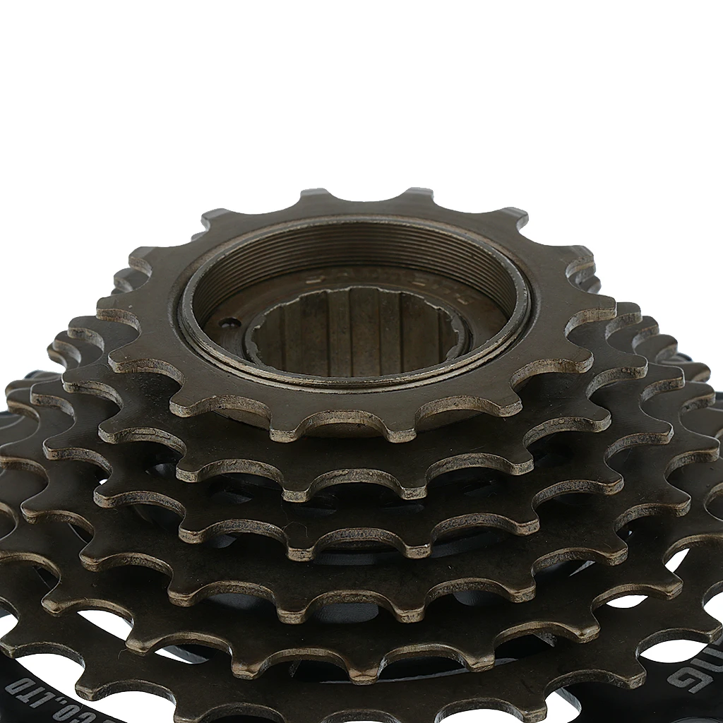 7-Speed Tourney Bicycle Freewheel Bike Sprocket 7 Speed Cassette 14-16-18-20-22-24-28T for Mountain MTB Bike