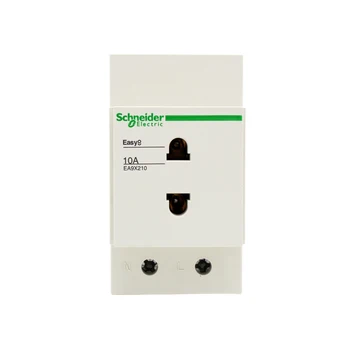 

Adapter distribution box EA9X210 2P 10A two-hole power socket Digital modular socket rail installation