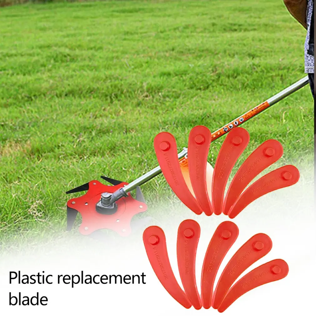 

10Pcs/20Pcs Garden Cart Replacement Blades Grass Plant Trimmer Blades Plastic Gardening Cutter tool