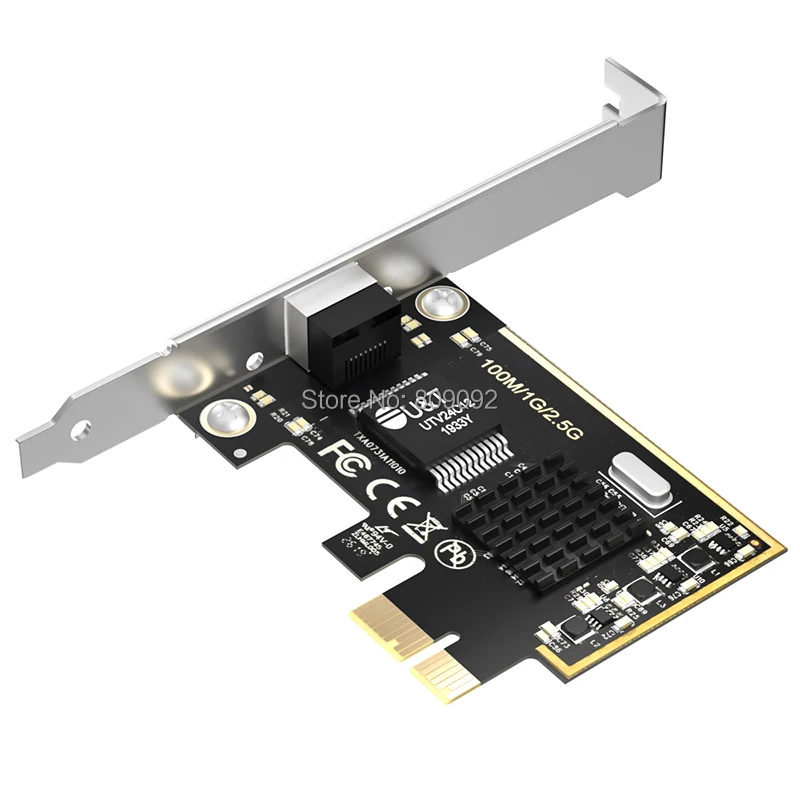 Высокая Скорость 10/100/1000 м/2,5 Гбит/с PCI-E Gigabit Ethernet сетевой RJ45 беспроводной локальной сети адаптер конвертер для настольный вычислительный ПК