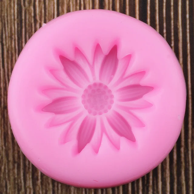 Százszorszép Virág Szilikon Formák Diy Cupcake Topper Fondant Sütemény Díszítő Szerszámok Agyag Cukorkás Csokoládé Gumpaste Penészek - Image 5