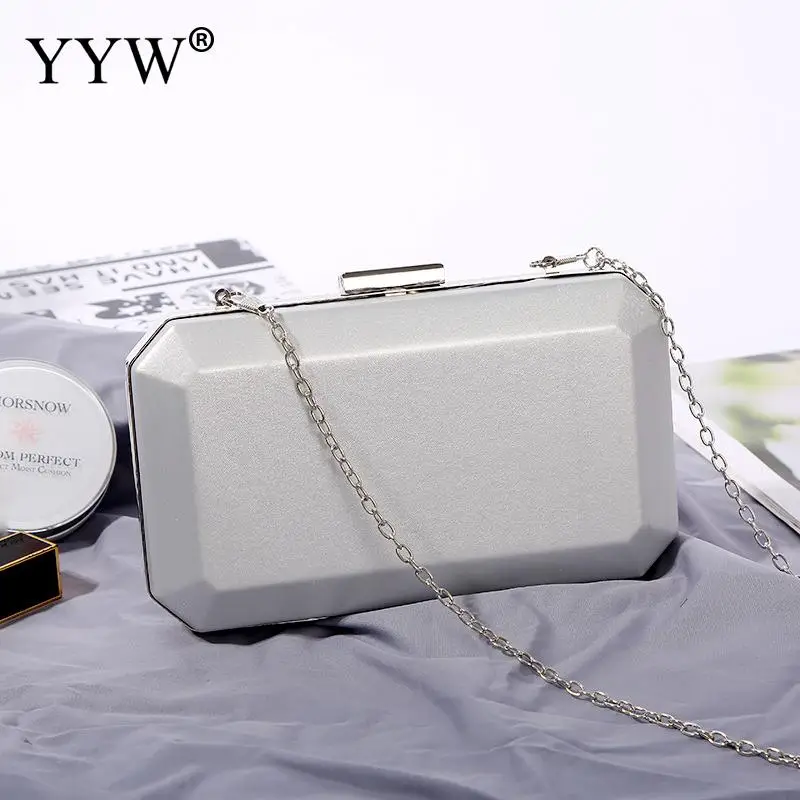 Women Handbag Evening Bags For Party New Women Chain Box Bag Women Messenger Purse Shoulder Bag Ladies Fashion Gold Clutch