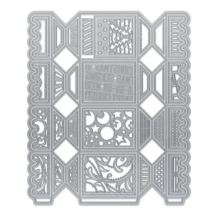 Металлические штампы Рождественская коробка для конфет форма вырезания