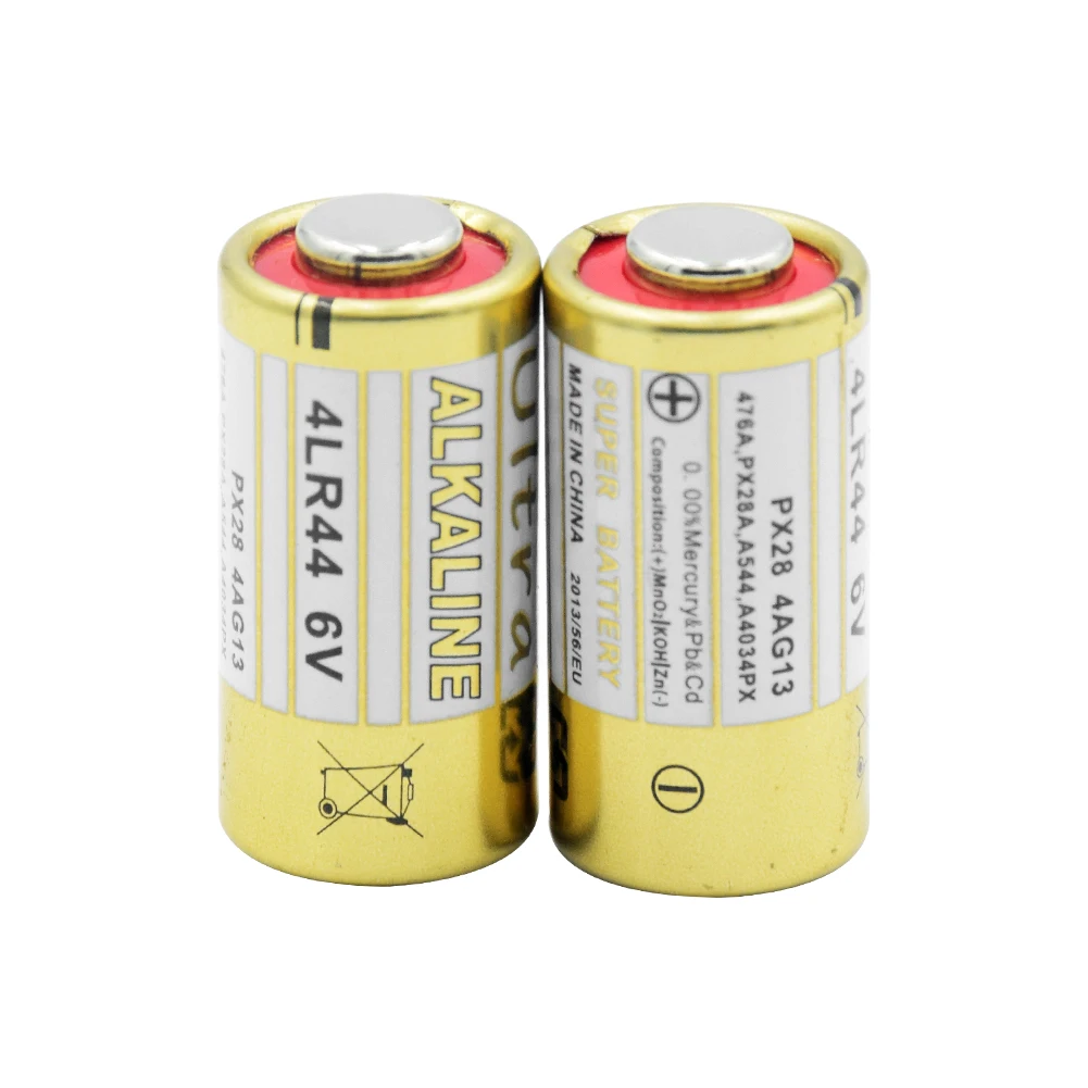YCDC 2 шт. 4LR44 6V 150 мА/ч, сухой щелочной Батарея для дрессировки собак воротники A544 4034PX PX28A 4G13 PX28L 476A K28A L544
