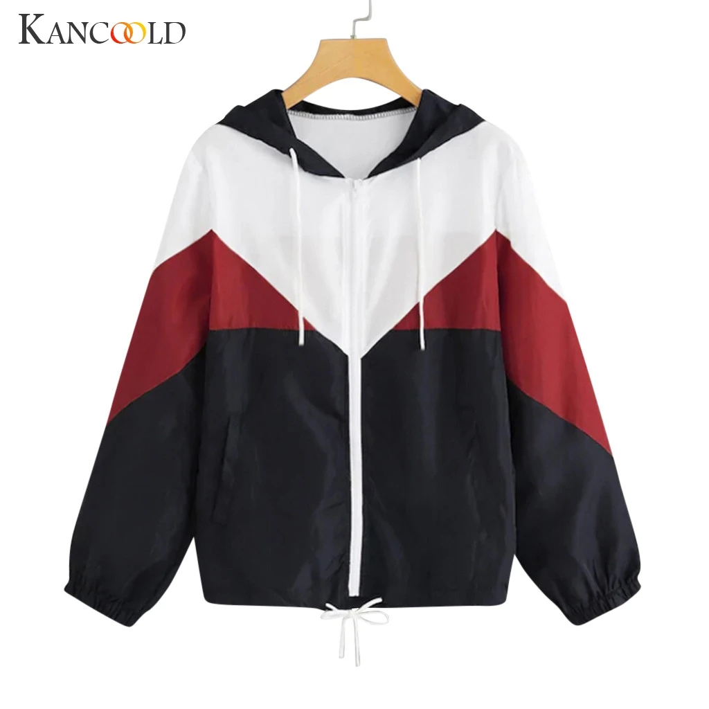KANCOOLD пальто женские осенние тонкие кожаные костюмы с капюшоном на молнии пальто с длинным рукавом модные новые женские пальто и куртки 2019JUL29