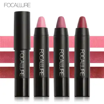 

FOCALLURE 3 Colors ultra chic Lipstick 3pcs set Matte Lipsticker Waterproof make up Long-lasting Easy to Wear Nude Makeup