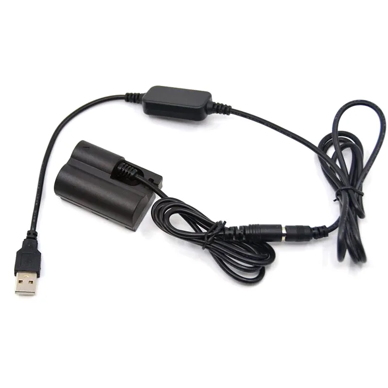 5V USB Cable Adapter + DR-E2 DR-400 DC Coupler BP-511 Dummy Battery for Canon ACK-E2 EOS 5D 10D 20D 20Da 30D 40D 50D D30 D60