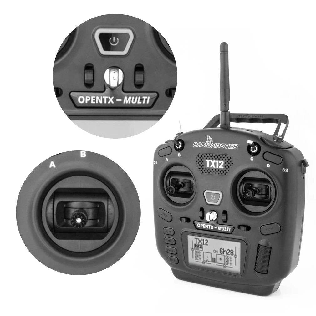 Radiomaster Tx12 16ch Opentx Multi Module Compatible Digital Radio Transmitter With R168 Tbs Crossfire Micro Tx V2 Parts Accessories Aliexpress