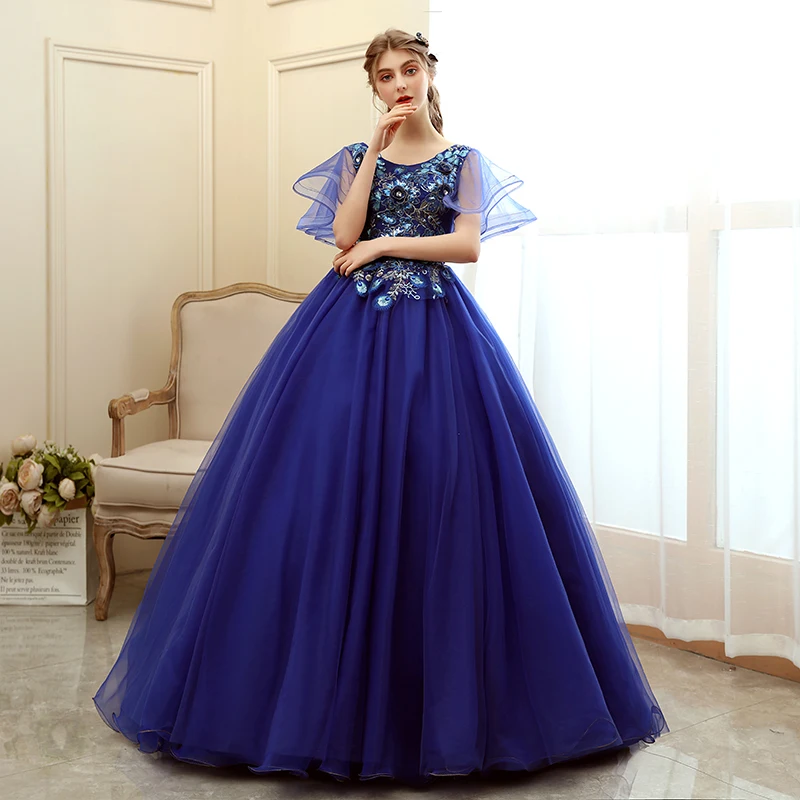 Vestido De Quincenera 2021 Gryffon Classic Party Prom Short Sleeve Vintage Ball Gown Luxury Lace Quinceanera Dresses Plus Size | Свадьбы и