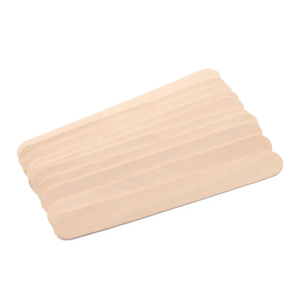 

100/50/10 pcs Wooden Waxing Wax Spatula Tongue Depressor Disposable Bamboo Sticks Kit Skin Beauty Tool
