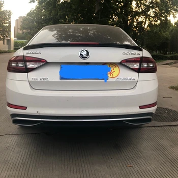 

For Skoda Octavia 2018 2019 High Quality Abs Plastic Exterior Rear Spoiler Tail Trunk Boot Wing Decoration Car Styling