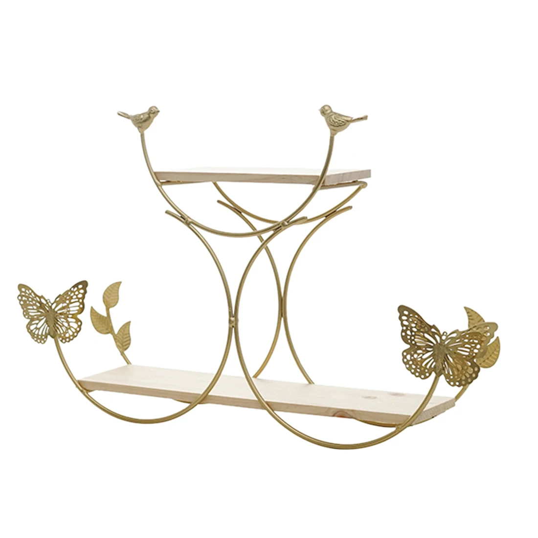 

5 Type Creative Wall-Mounted Floating Shelf Bracket Wrought Iron Storage Rack Room Decoration Storage Holder