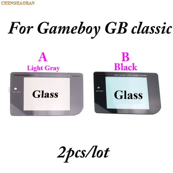 

2pcs/lot NEW Replacement glass Screen Lens for Nintendo Gameboy Game Boy GB Original System Screen Lens Protector